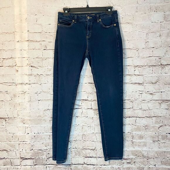 Michael Kors Izzy Skinny Jeans Dark Wash Non Distressed Womens Size 4 - Picture 1 of 7